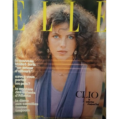 Elle Magazine 1836 1981 Clio Goldsmith/Nastassja Kinski/Darie Boutboul/Goldie Hawn/Francoise Mallet Joris