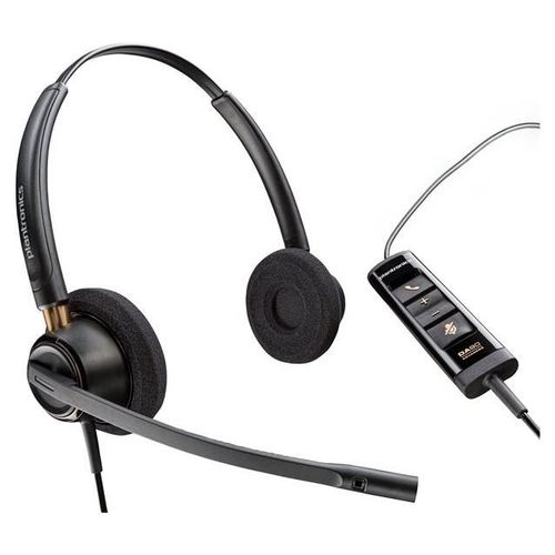 Poly EncorePro 525-M - EncorePro 500 series - micro-casque - sur-oreille - filaire - USB-A - noir - Certifié pour Microsoft Teams