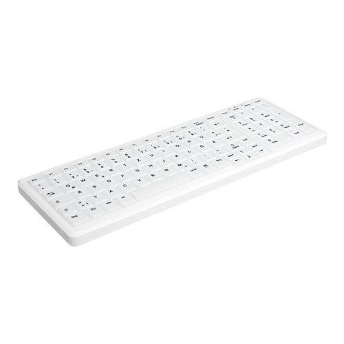 Active Key MedicalKey AK-C7000 - Clavier - sans fil - 2.4 GHz - Français - blanc