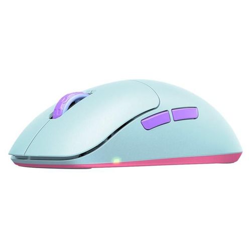 Xtrfy M8 - Souris - optique - 5 boutons - sans fil - 2.4 GHz - récepteur sans fil USB - menthe givrée