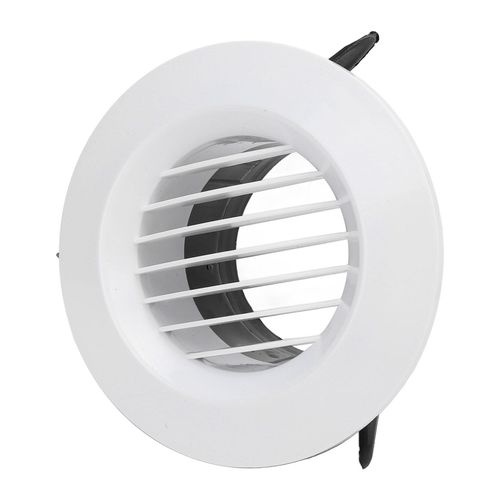 Grille d'aération ronde et grille extérieure