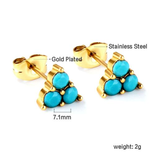 Luxusteel-Boucles D'oreilles Pendantes De Fiançailles Pour Femmes, Bijoux En Acier Inoxydable, Zircon Cubique Vert Bling, Perle Naturelle Cz, Boucle D'oreille Irrégulière, Contre-Indiqué