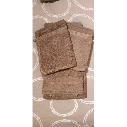 Lot Serviette Et Gants De Toilette