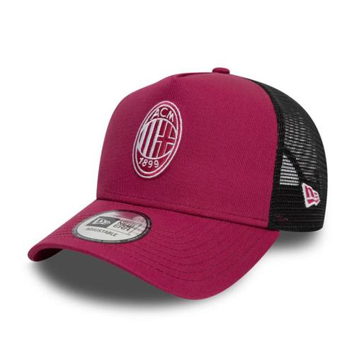 Casquette 9forty A-Frame Trucker Ac Milan Rouge Foncé Adulte Taille Unique