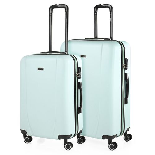 Set De Valises Rigides 4 Roulettes Trolley ABS. Résistantes Et Légères. Poignée, 2 Anses Et 4 Roues. Cadenas. Moyenne Et Grande XL. 71116