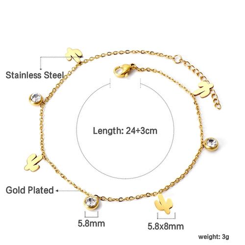 Luxusteel-Bracelets De Cheville À Breloques Main Hamsa Cristal Pour Femmes Et Filles, Bijoux De Vacances D'été En Acier Inoxydable, Document En Or, Jorinse, 23 + 5cm