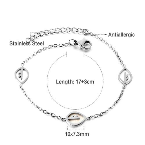 Bracelet À Breloques Coquillage Blanc En Acier Inoxydable, Élégant, Pour Femmes Et Filles, Chaîne À Fleurs Creuses, Bijoux De Luxe, Cadeaux, 2022