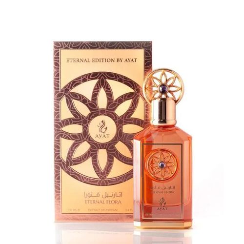 Eau De Parfum Eternal Flora De Ayat Perfumes¿ 100 Ml ¿ Femme - Tubéreuse, Gardénia, Fressia, Muguet, Jasmin, Poire, Bergamote 