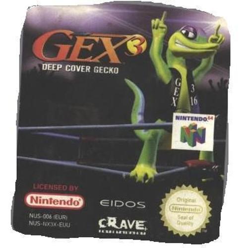 Gex 3 : Deep Cover Gecko Nintendo 64
