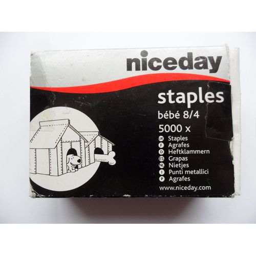 Boîte De 5000 Agrafes Bébé 8/4 - Niceday