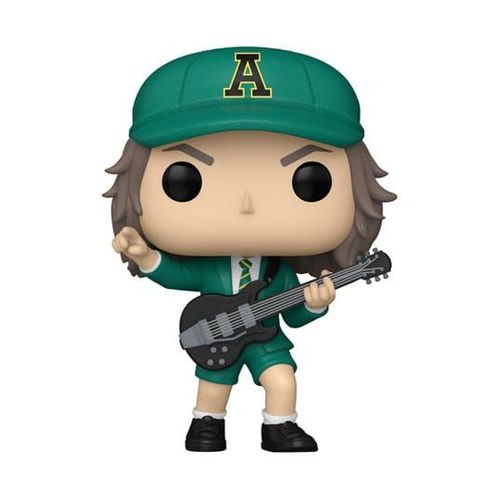 Ac/Dc Pop! Rocks Vinyl Figurine Angus Young (Green) 9 Cm