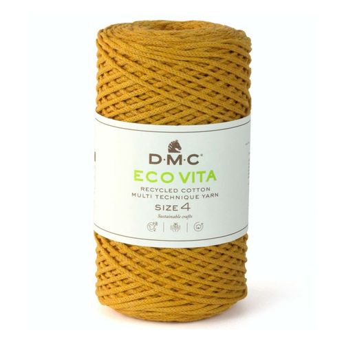 Coton Recyclé Macramé Eco Vita 4 (250gr) ! - Dmc - Certifié Oeko-Tex 92 Orange