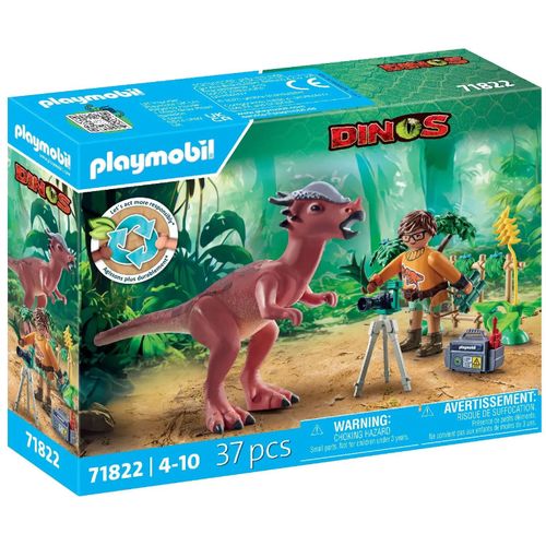 Playmobil Dinos 71822 - Stygimoloch Avec Chercheur Et Accessoires