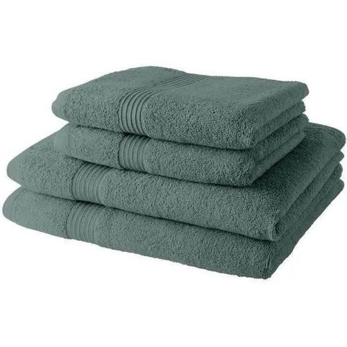 2 Serviettes De Bain Today 50x90 + 2 Draps De Bain 70x130 Cm 100% Coton - Celadon