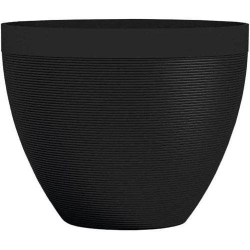 Pot De Fleurs - Garden Id - Green Care Impact Noir-Anth - 40 X 31 Cm - Garanti 10ans - 100% Recyclé - Résistant Uv/Gel