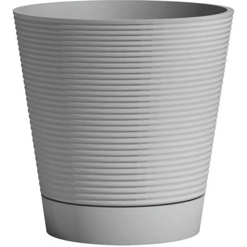 Pot Réserve D'eau - Garden Id - Green Care Sense Bleu-Gris 40 Cm - Garanti 10ans - 100% Recyclé