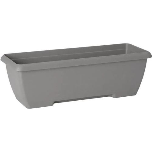 Jardiniere - Garden Id Teramo - Noir 60 Cm - Solidité - Réserve D'eau Intégrée - Recyclé & 100% Recyclable - Volume Pour Plantes
