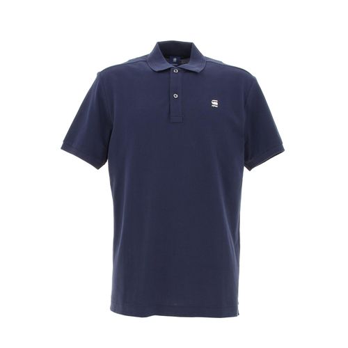 Polo Manches Courtes G Star Dunda Slim Polo Ss Bleu Nuit Xxl