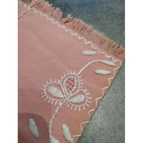 Pochette Serviette Table Ancienne Brodée