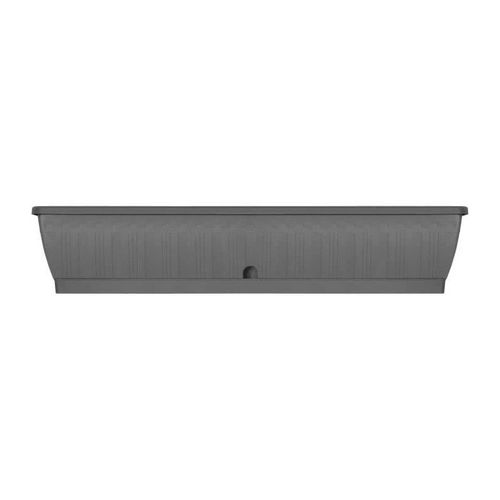 Jardiniere - Garden Id Terraflor - Anthracite 100 Cm - Solidité - Réserve D'eau - Recyclé & 100% Recyclable - Volume Pour Plantes.
