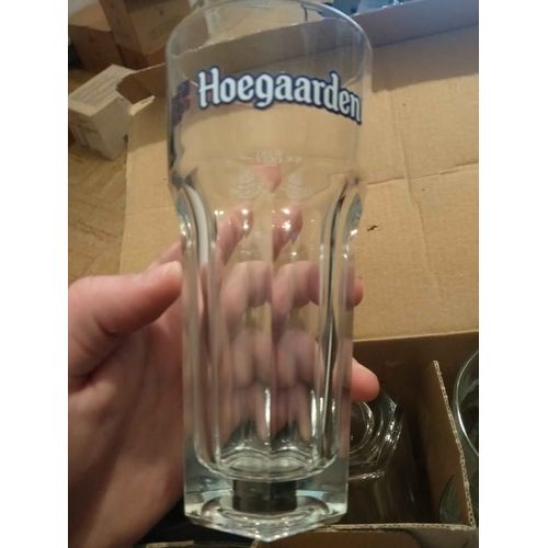 Lot-6 Verres Hoegaarden Long-25cl-Dcr-2015-Produits Neufs