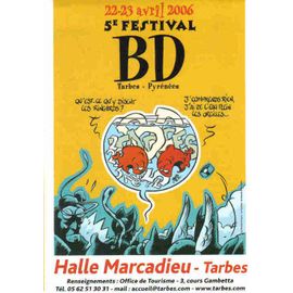Programme Festival Bd  N° 0 : Programme Festival Bd Illustré Par Nicolas Poupon