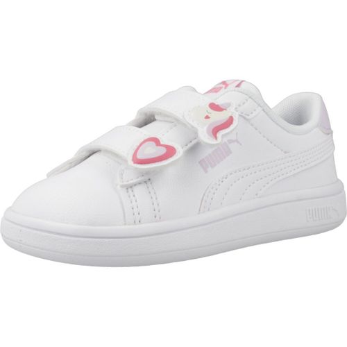 Chaussures Puma Smash 3.0 Badges V In Colour Blanc