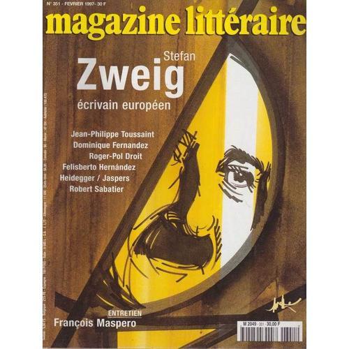 Magazine Litteraire N° 351 : Stefan Sweig, Ecrivain Europeen,