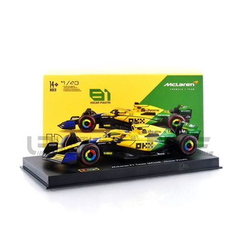 Bburago 1/43 - Mclaren Mcl38 - 2nd Monaco Gp 2024 (O. Piastri) 38215-Sp-Bburago