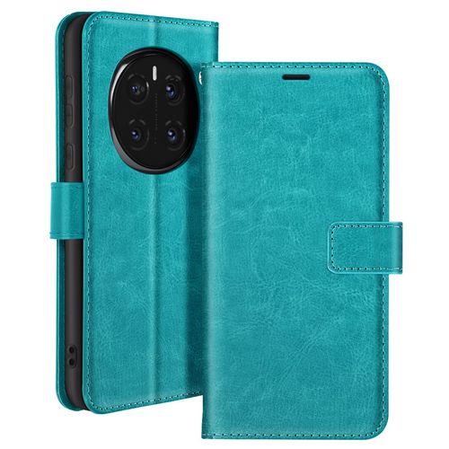Étui Pour Honor Magic 7 Pro Portefeuille Avec Dragonne Mayaxess Turquoise