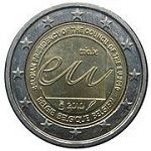 2 Euros Belgique 2010 Commemorative -Presence Au Consei De L¿Eiurope