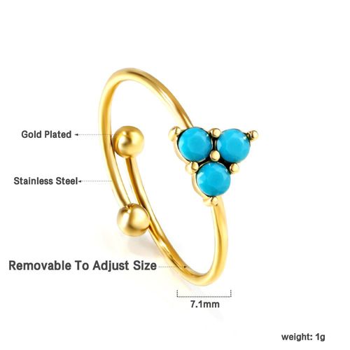 Luxusteel-Bagues Ouvertes Vintage Cz Pour Femme, Acier Inoxydable, Mauvais ¿Il, Papillon, Perle, Étanche, Bijoux De Mariage, Chimerly, Rebrodé