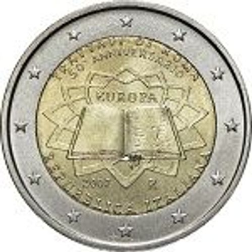 2 Euros Italie 2007 Commemorative Traite De Rome