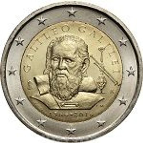 2 Euros Italie 2014 Commemorative 450e Anniversaire De Galiloeo Galilei