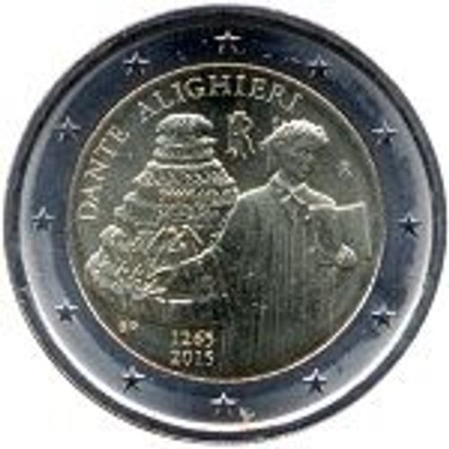 2 Euros Italie 2015 Commemorative 750e Anniversaire De Dante Alighieri
