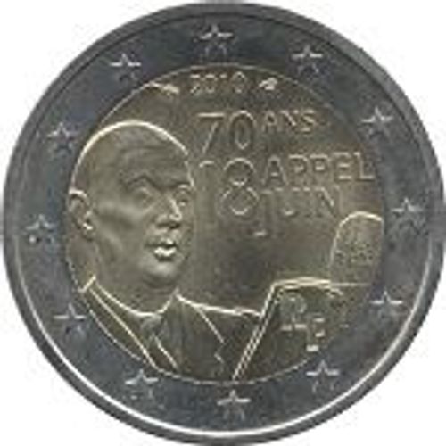 2 Euros France 2014 Commemorative Appel Du 18 Juin