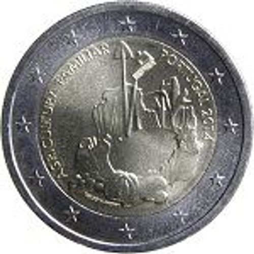 2 Euros Portugal Commemorative Agriculture Familiale