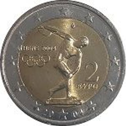 2 Euros Grece 2004 Commemorative Jeux Olympiques D¿Athenes