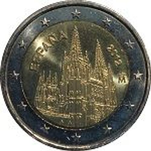 2 Euros Espagne 2012 Commemorative Cathedrale De Burgos