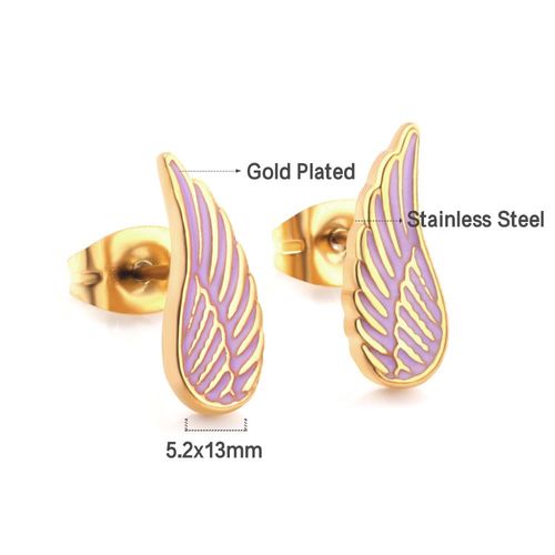 Luxusteel-Boucles D'oreilles Étoile Porte-Bonheur En Acier Inoxydable, Plaqué Or, Argent, Pour Femme Et Fille, Piercing D'oreille, Vente En Gros