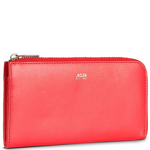 Carteras De Mujer Piel De Marca JASLEN - Monedero Mujer Piel Genuina - Cartera Mujer De Moda Vintage Con Protección RFID. Monedero Mujer Grande 204701