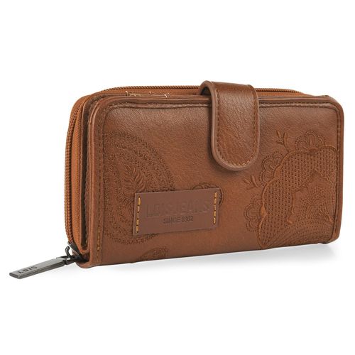 Portefeuille Femme Paisley Brodé. Portefeuille Et Titulaire De La Carte. Documentation Et Tickets De Cartes De Grande Capacité. Coffret Cadeau Peau Synthétique. 302616