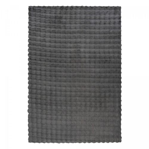 Tapis Shaggy Longues Mèches Toutes Douces Sotfy Gris 120x170cm Motif Uni