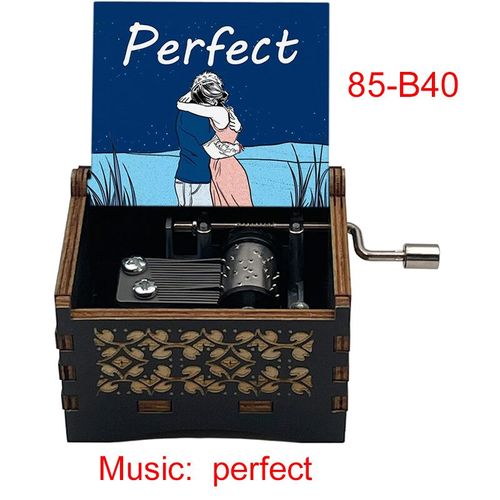 Boîte À Musique Imprimée Pour Fans De Chanteur,Boîte À Musique Parfaite,Petit Ami,Femme,Petite Amie,Noël,Jour De Léon,Cadeaux D'anniversaire - Type 85-B40