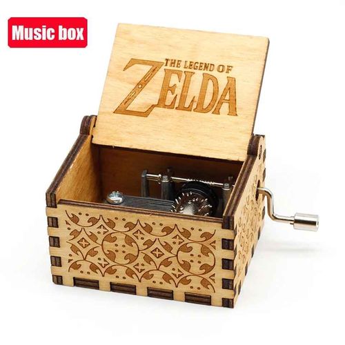 Boîte À Musique En Bois Sculptée À Manivelle,La Belle Et La Bête Congelées,Décoration De La Maison,Cadeau D'anniversaire De La Fête De Léon - Type M34 #A