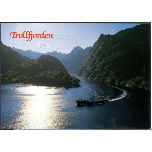Carte Postale Trollfjorden, Norge