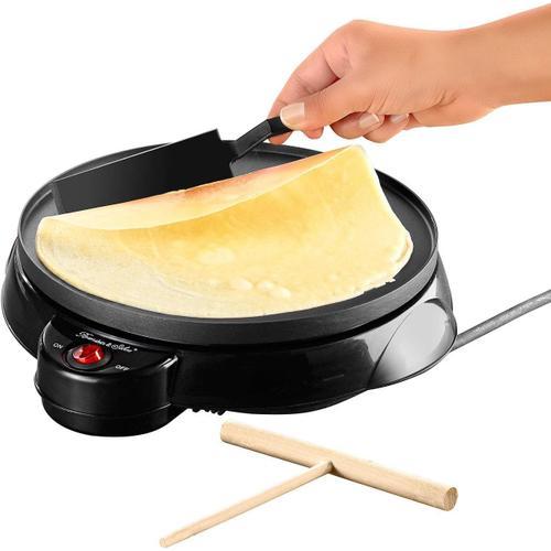 Crêpière Électrique 650 W-Plaque 23 Cm