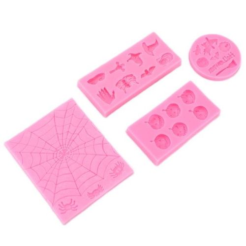 Moules En Silicone Pour Halloween Pour La Fabrication De Fondants Et De Bonbons