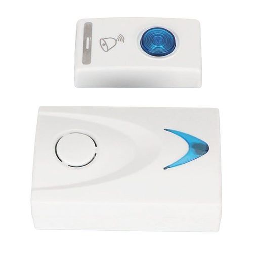 Sonnette portable sans fil alimentée par batterie avec télécommande - Installation facile et pratique