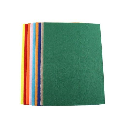 Carrés De Feutre Non Tissé De Couleurs Assorties - Feuilles De Bricolage Colorées